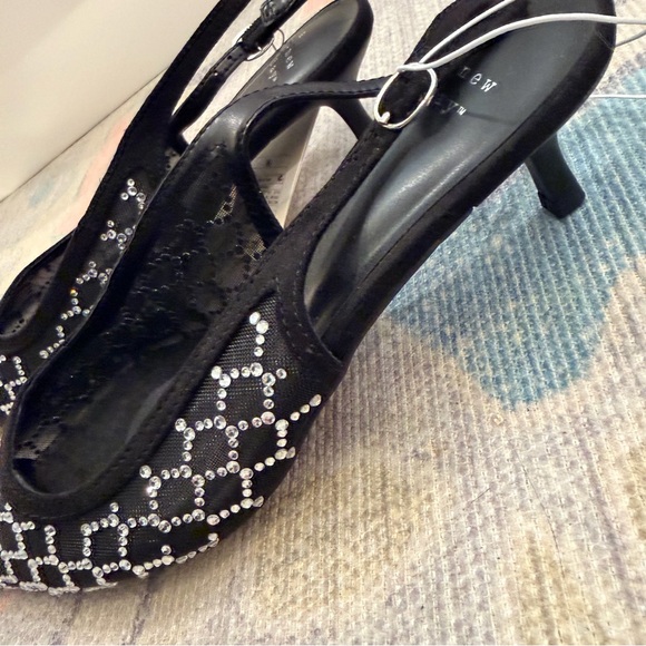 a new day Black Crystal-Embellished Pointed Slingback Flats - Picture 4 of 4